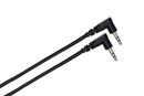 CMM-100.8RR, Hosa Stereo Right-angle 3.5 mm male to male TRS , 8 in