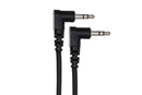 CMM-100.8RR, Hosa Stereo Right-angle 3.5 mm male to male TRS , 8 in