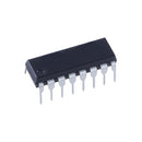 ECG861, TTL, DTL, RTL - Quad Single Pole Analog Switch IC ~ 16 Pin DIP (NTE861)