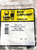 ECG1170, Dual Preamp IC for Car Radio ~ 8 Pin SIP (NTE1170, M5152L, GEIC-65)