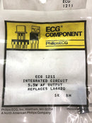ECG1211, 5.5W Audio Amplifier IC ~ 10 Pin SIP-HS (NTE1211, LA4420, SK3739)