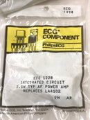 ECG1228, 2.1W Audio Power Amplifier IC ~ 14 Pin DIP-ET (NTE1228, LA4102)