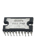 ECG1273, Dual 5W per Channel Audio Power Amp IC ~ 20 Pin DIP (NTE1273, TA7214P)