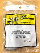 ECG1417, Color TV Deflection Signal Processor IC ~ 24 Pin DIP (NTE1417)