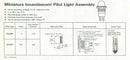 ECG206, 6V Miniature Incandescent Pilot Light Assembly