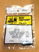 ECG220, 5mA to 25mA @ 20V VHF RF/IF N Channel MOSFET Transistor ~ TO-72 (NTE220)