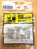 ECG228A, 450V@1A NPN Silicon Linear Amp & HV Switch ~ TO-202M (NTE228A)