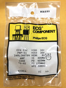 ECG232, 300mA @ 30V PNP Darlington Amplifier and Pre-Amp ~ TO-92 (NTE232)