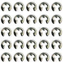 NEW PRB EK5, 25 Pack of 5mm E-Clips for 5mm Diameter Shaft Grooves