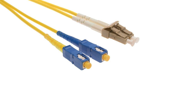 Shaxon FCSCLCS10M, SC to LC 8.3/125u Single-Mode Fiber Optic Cable ~ 10 Meters