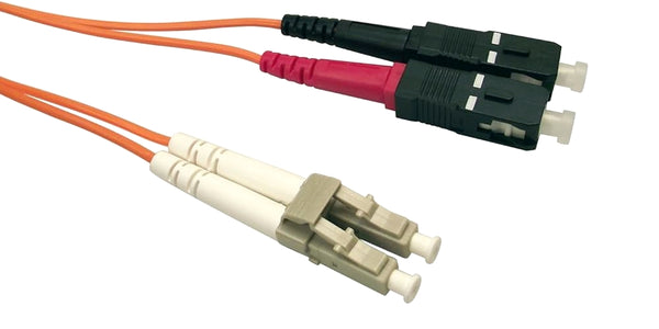 Shaxon FCSCLC10M, SC to LC 62.5/125u Multi-Mode Fiber Optic Cable ~ 10 Meters