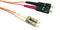 Shaxon FCSCLC10M, SC to LC 62.5/125u Multi-Mode Fiber Optic Cable ~ 10 Meters