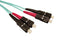Shaxon FCSCSCQ05M SC to SC 50/125u Multi-Mode Fiber Optic Cable 10 GIG 5 Meters