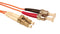 Shaxon FCSTLF01M, ST to LC 50/125u Multi-Mode Fiber Optic Cable ~ 1 Meter