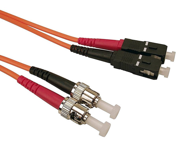 Shaxon FCSTSC01M, SC to ST 62.5/125u Multi-Mode Fiber Optic Cable ~ 1 Meter