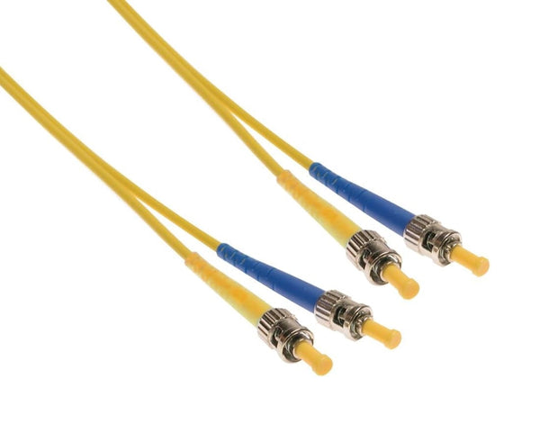 Shaxon FCSTSTS05M, ST to ST 8.3/125u Single-Mode Fiber Optic Cable ~ 5 Meters