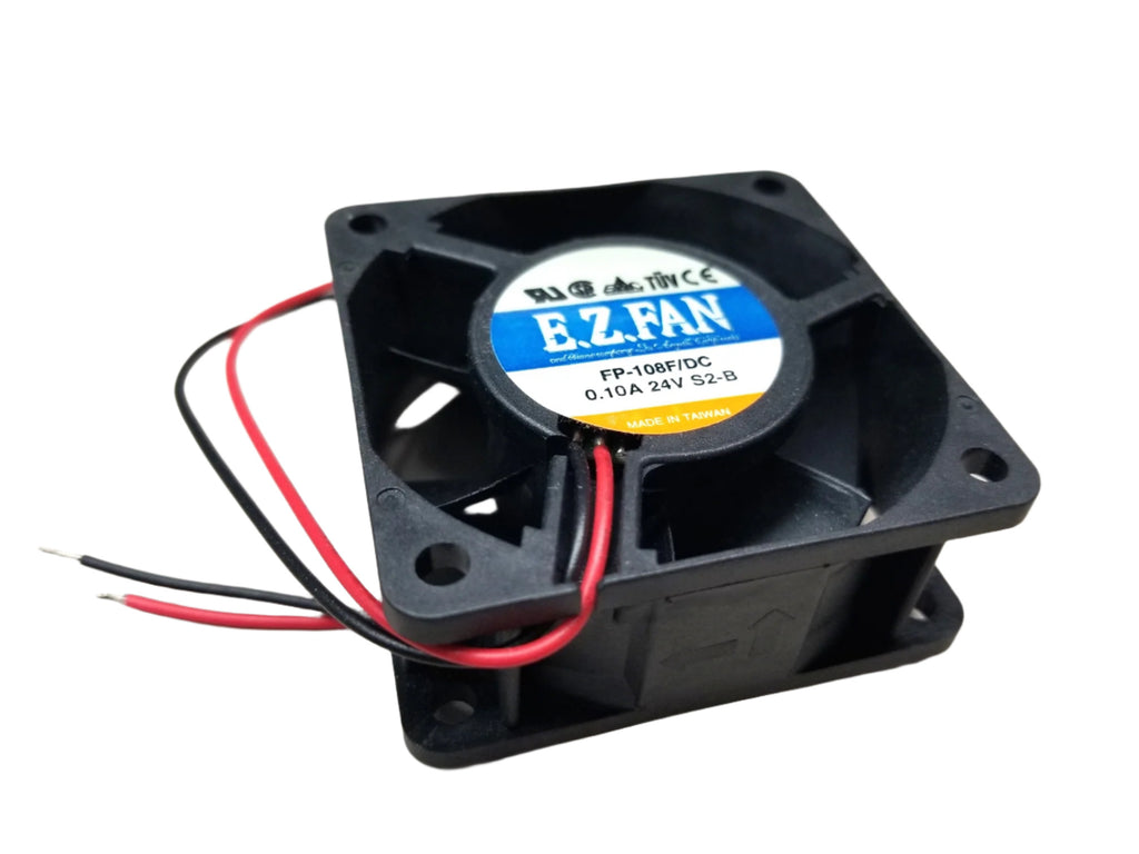 FP-108F/DC-24V-S2-B, EZ FAN 60mm x 25mm 24V DC Cooling Fan ~ 15.5 CFM ...