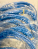 Lot of 10, BLUE 10 Foot Length CAT 5 Ethernet Patch Cables