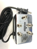 DA14E, 75 Ohm 10 dB 4-Way VCR/TV Signal Amplifier 50-450MHz