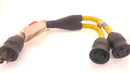 A-1474-020-YW Electricord Cord Adapter: NEMA L5-30P, NEMA 5-20R, 12 AWG Wire Size, 120V AC, 20 A Max. Amps