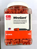 16-003L  Gardner Bender 22-14awg Wire Nut Connector, 700 Pack, Orange