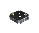HS-7, Diamond Shaped Heat Sink for TO3 (TO-3) Transistors with Screw Studs