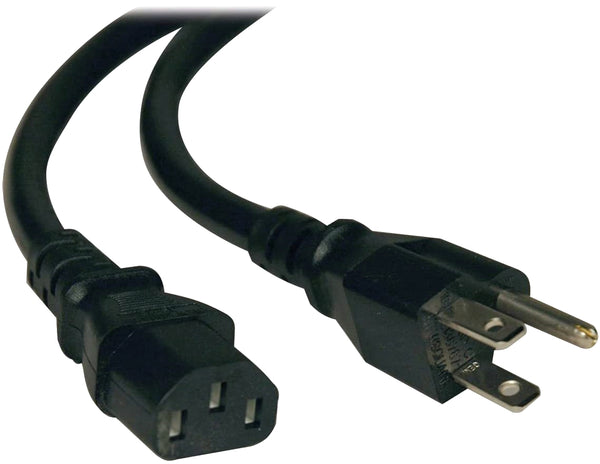 GPW C1, 6 Foot 18 Awg Black IEC320 Cord (C13 to 5-15P)