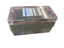 RB63P06C28G, Serco Watertight Plastic Box, 6.30" x 3.15" x 3.35" Grey Bottom/ Clear Top