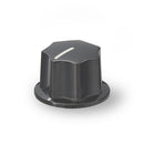 K-2901-S, Sato Parts (Small) 6.0mm Shaft Fluted Knob with Indicator Line