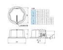 K-2901-S, Sato Parts (Small) 6.0mm Shaft Fluted Knob with Indicator Line