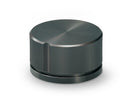 K-59-L-B, Sato Parts 6.0mm Shaft 45mm Large Black Splined Body Aluminum Knob