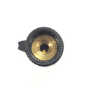 EH71-0DSB1S, EHC 1/8" Shaft 0.500" Diameter Straight Knurled Knob w/ Cap (K52)