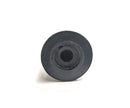 1/4" Shaft, 0.686" Diameter Plastic Dial Knob with Indicator Line (K97)