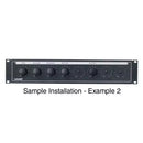 LVC8P-ID-2, Lowell Rack Panel for 8 Volume Controls (Not Included)