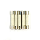 5 Pack of NTE MDA-5, 5A 250V Time Delay (Slow Blow) Ceramic Body Fuses
