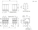 ML-800-S1H-2P, Sato Parts 2 Pin Female PC Mount Screwless Terminal Block