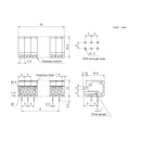 ML-800-S1H-2P, Sato Parts 2 Pin Female PC Mount Screwless Terminal Block