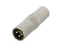 NA3MM, Neutrik 3-Pole XLR Male to 3-Pole XLR Male Gender Conversion Adapter
