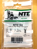 NTE154, NPN Silicon Transistor High Voltage Video Output ~ TO-39 (ECG154)