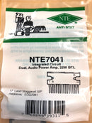 NTE7041, Dual 22W Audio Frequency Power Amplifer IC ~ 17 Pin SIP (ECG7041)