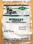NTE8223 1 Line to 8 Line Demultiplexer ~ 16 Pin DIP (ECG8223)