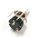 PC275, Philmore 500K Ohm Linear Taper Potentiometer w/Switch ~ 24mm 1/4" D Shaft