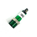 PL-12G, Caltronics 120 VAC Green Neon Panel Mount Lamp ~ 0.406'' (10.3mm) Mount