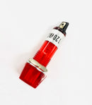 PL-13R, Caltronics 120 VAC Red Neon Panel Mount Lamp ~ 0.375'' (9.5mm) Mount