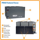PR40 Tripp Lite - 40A @ 13.8V DC Power Supply ~ Precision Regulated AC to DC