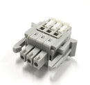 SL-4000-AP-3P, Sato Parts 3 Female Pin Screwless, Latching Terminal Plug