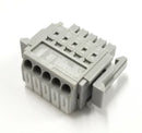 SL-4000-AP-5P, Sato Parts 5 Female Pin Screwless, Latching Terminal Plug