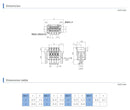 SL-4000-AP-8P, Sato Parts 8 Female Pin Screwless, Latching Terminal Plug