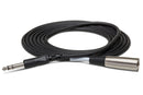 STX-105M, Hosa 5ft Balanced Interconnect Cable, 1/4TRS to XLR3M