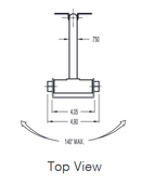 MM-024-BT, Adaptive Technologies MultiMount 60lb Rated Indoor Speaker Wall Mount with 180° Rotation